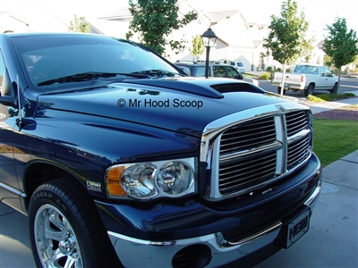 2002 - 2008 Dodge Ram 1500 Rumble Bee Hood Scoop Kit With Grille Insert HS006 unpainted or painted Fits