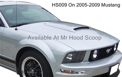 Ford Mustang Hood Scoop Kit With Grille Insert HS009 unpainted or painted 2005-2009