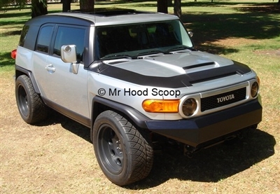 2007 - 2014 Toyota FJ Cruiser Hood Scoop Kit With Grille Insert HS009 unpainted or painted